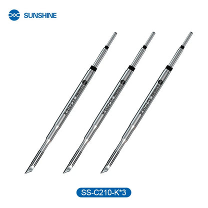RELIFE Super Fine Soldering Tips C210 C245 C115 – Professional Iron Tips for GVM T210 T115 Stations