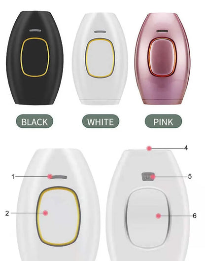 Body Bikini IPL Hair Removal Device — 500,000 Flash Permanent Painless Laser Epilator for Women, Home Use
