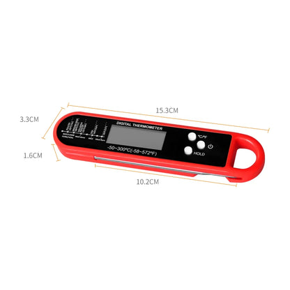 Professional Digital Meat Thermometer – Instant Read High Accuracy Waterproof Cooking Thermometer with Backlit Display for Grill, BBQ, Oven & Kitchen Use