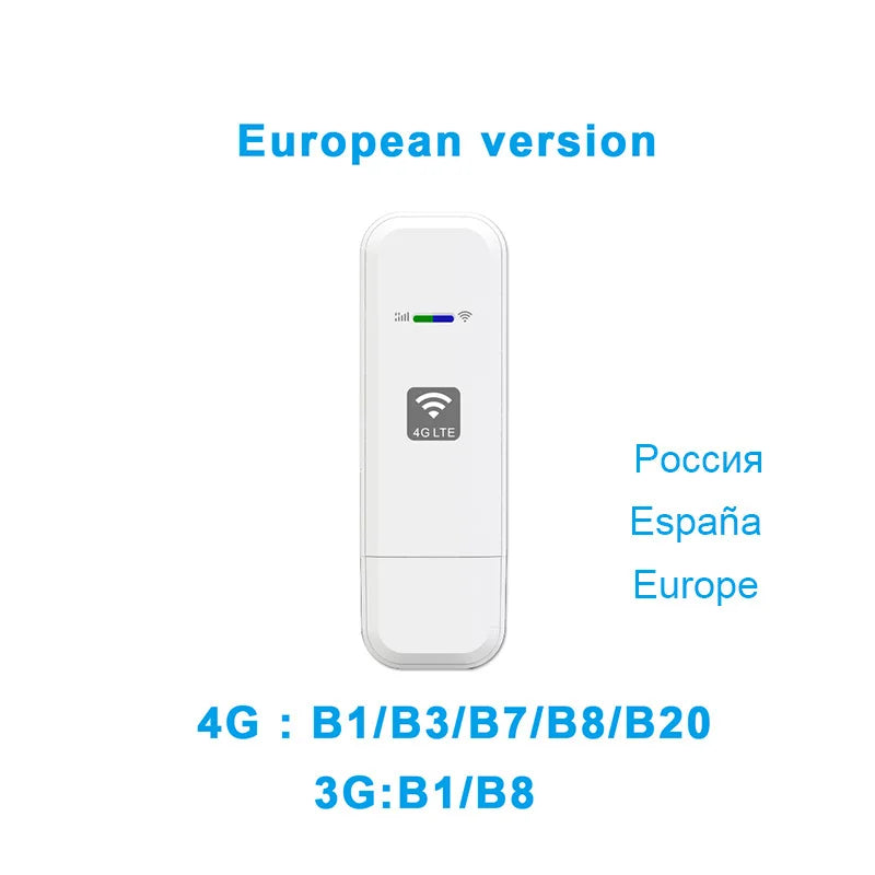 HOSAYA LDW931 4G LTE Portable WiFi Router – Nano SIM USB Modem Pocket Hotspot for 10 Users