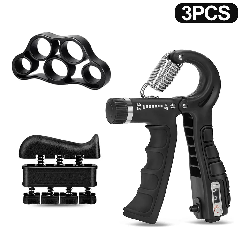 Adjustable 5–60Kg Heavy Hand Gripper – Fitness Hand Exerciser & Wrist Strengthener for Finger Training and Recovery