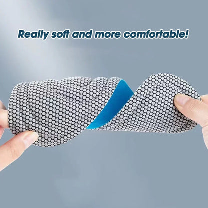 2 Pairs Memory Foam Orthopedic Insoles – Antibacterial, Sweat-Absorbing Shoe Inserts for Sports, Running, and Everyday Comfort