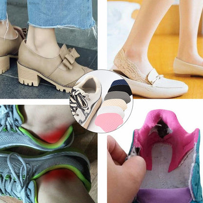 4pcs Heel Repair Patches – Breathable Shoe Hole Repair Stickers, Anti-Wear Heel Pads & Insoles Protector Inserts for Sneakers Foot Care
