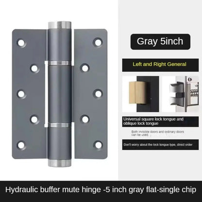 Adjustable Hydraulic Door Hinge - Silent Close Invisible Folding Hinge with Strong Load Capacity