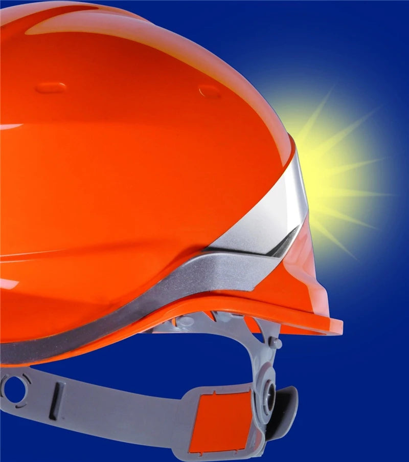 Diamond V High-Vis Reversible Hard Hat – Safety Protection Helmet for Construction