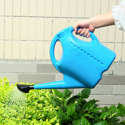 Long Spout Garden Watering Can - Lightweight Large Capacity Watering Pot with Sprinkler Head & Comfort Grip Handle