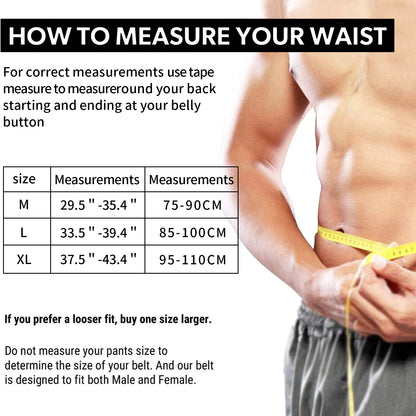 Gym Fitness Weight Lifting Belt: 10.5cm Width for Men & Women - Back Support for Powerlifting, Cross Training, Squats & Workouts
