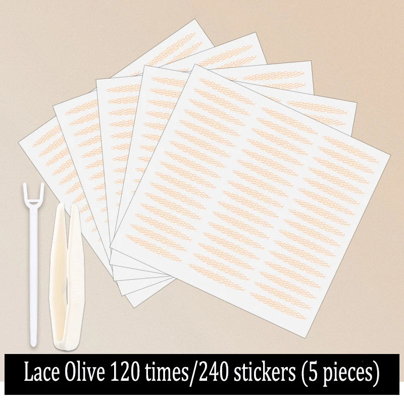 240PCS Invisible Eyelid Tape Stickers – Double Eyelid Lifting Patches for Drooping Eyelids MB310