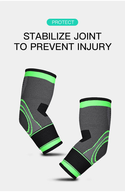Elastic Elbow Support Sleeve – Nylon Protective Pad for Gym, Sports, Basketball, and Fitness