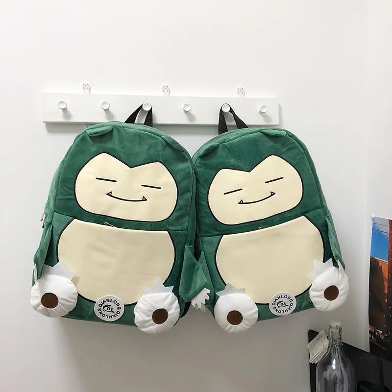 MINISO Switch Pokémon Cappy Beast Plush Backpack — Large Capacity Couple Bag, Anime Toy Storage & Gift Accessory