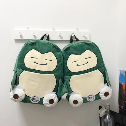 MINISO Switch Pokémon Cappy Beast Plush Backpack — Large Capacity Couple Bag, Anime Toy Storage & Gift Accessory