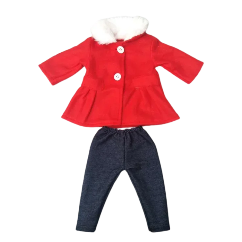 18" American Doll Clothes Set — Jacket and Pants Outfit for Baby Dolls