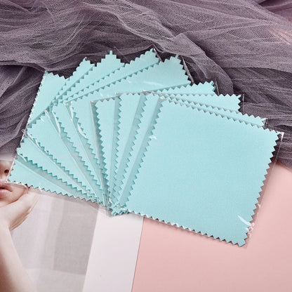 Silver Polishing Cloth – 8x8cm Reusable Jewelry Cleaning Wipes (10/50PCS) Anti-Tarnish