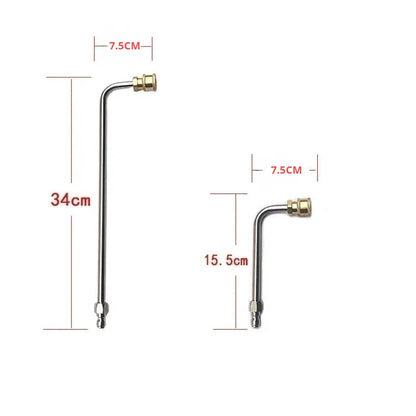 Pressure Washer Extension Lance Set - 4000 PSI Spray Gun with 1/4-Inch Quick Connect for Efficient Cleaning