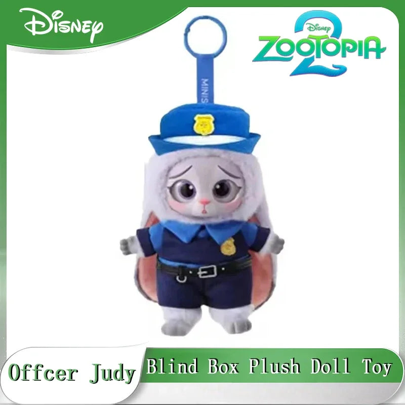 NEW 2026 Disney Zootopia Blind Box – Judy & Nick Vinyl Plush Cartoon Character Pendant, Trendy Toy Gift