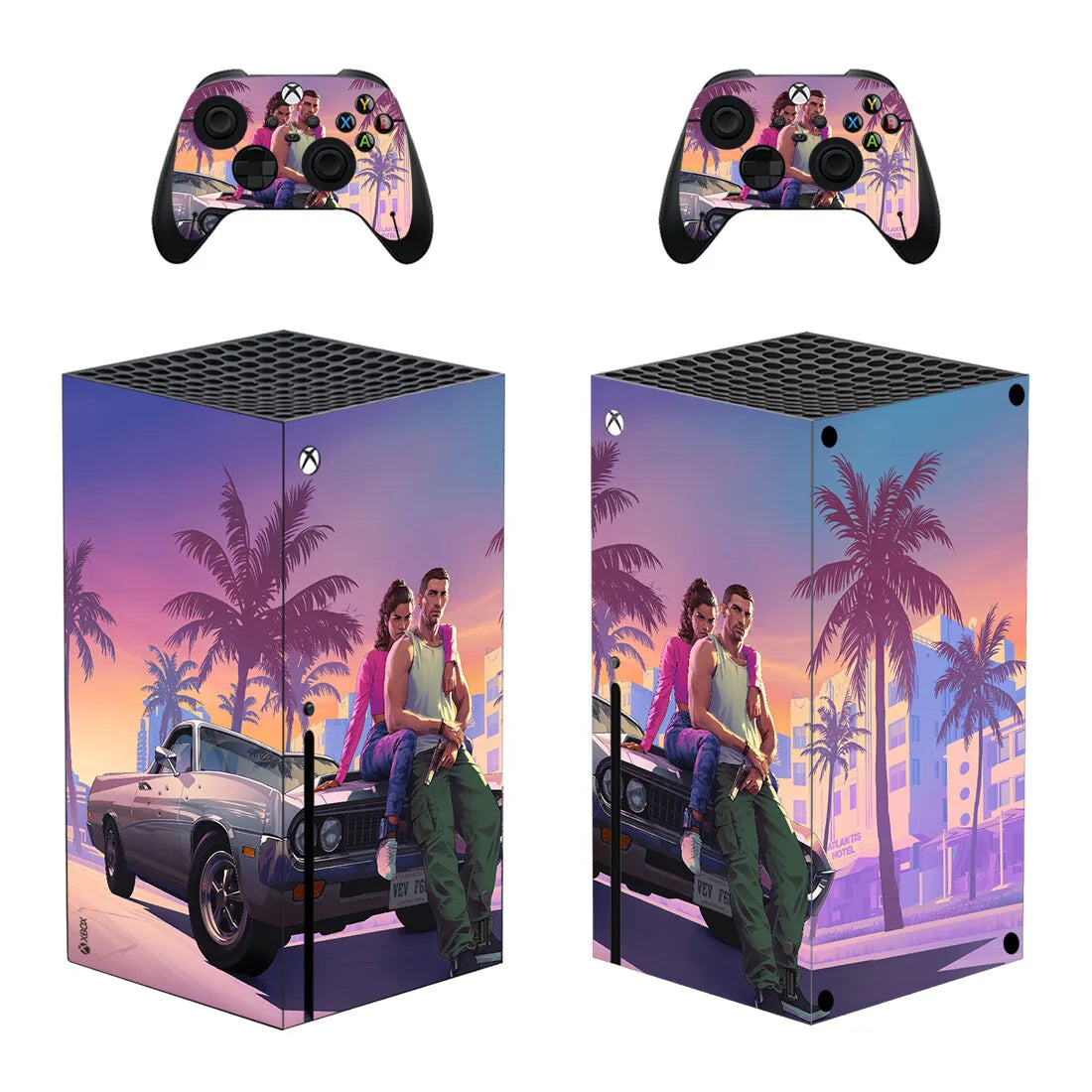Xbox Series X/S Custom Vinyl Skin - Console & 2 Controller Decal Sticker Cover for Personalized Protection