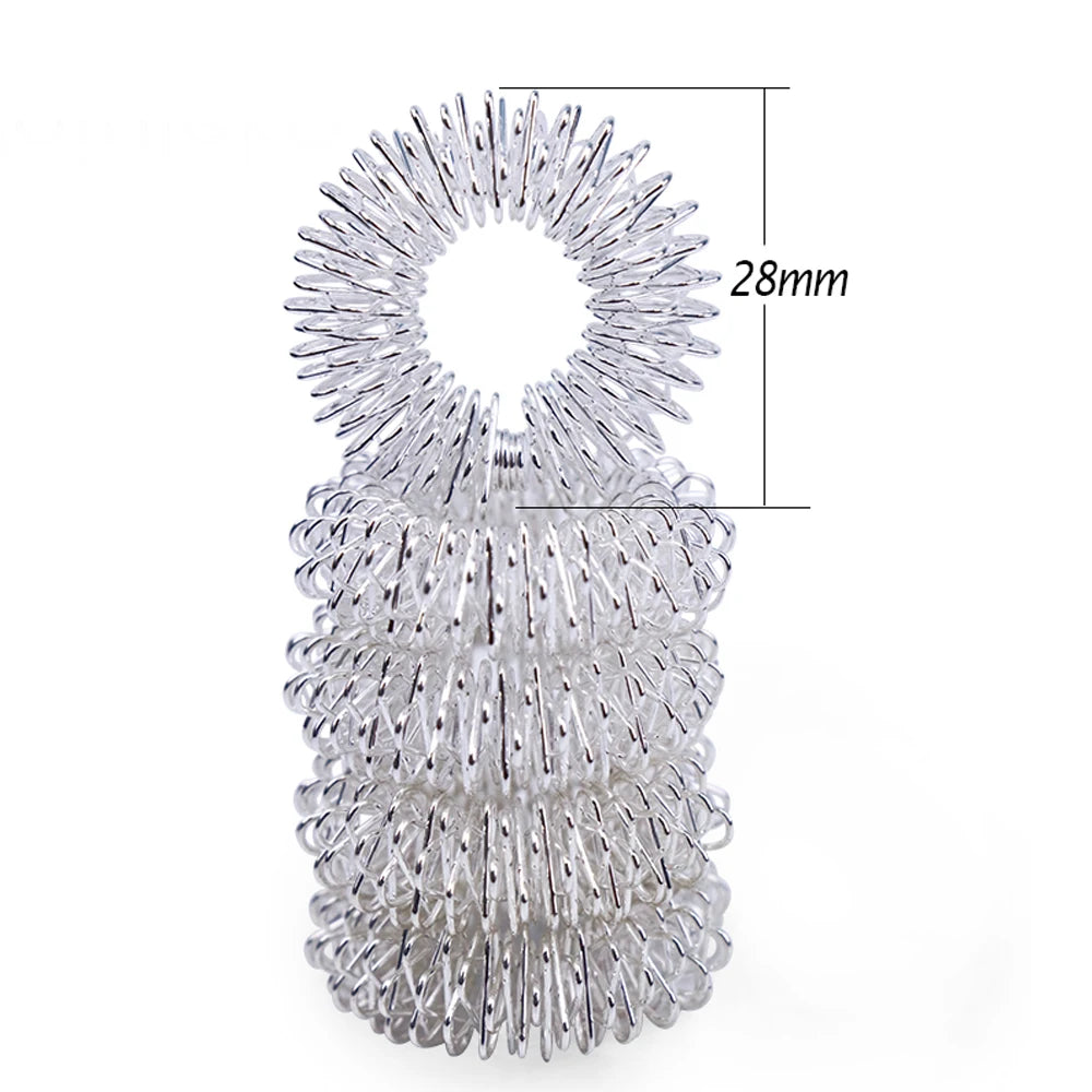 9pcs Hand & Foot Magnetic Therapy Spiky Massage Balls – Acupressure Trigger Point Pain Relief Pocket Massager