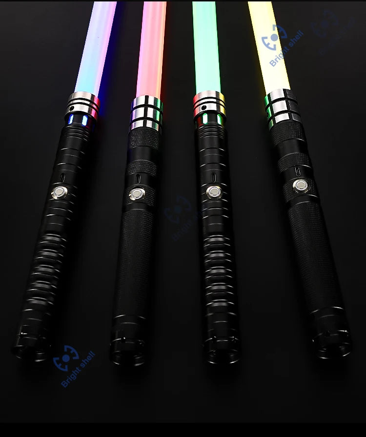 RGB Metal Lightsaber Toy – 15-Color Changing Laser Sword with Sound Effects, Force FX Jedi Blaster Gift for Kids
