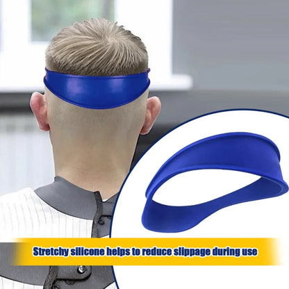 DIY Home Hair Trimming Headband | Silicone Neckline Shaving Template for Haircuts | Curved Hair Cutting Guide & Styling Tools