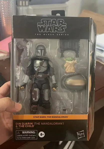 Star Wars Black Series Mandalorian Din Djarin & Baby Yoda Articulated Action Figure Toy