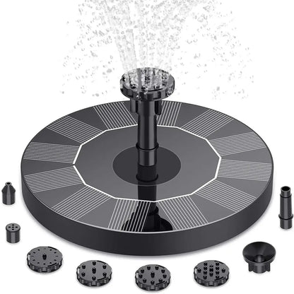 Floating Solar Fountain Pump for Bird Bath – 13/16/18cm Solar Panel Water Feature for Garden Pond Outdoor Decor