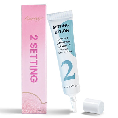 Lomansa Lash Lift Kit - Eyelash Perm & Eyebrow Lamination Set with Step 1#2#3#4 Lifting Lotion Tools