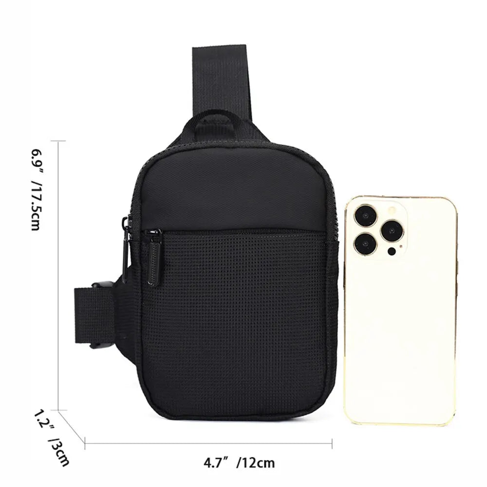 Trendy Men's Oxford Cloth Shoulder Bag | Casual Crossbody Single Shoulder Bag | Diagonal Day Tide Small Square Bag