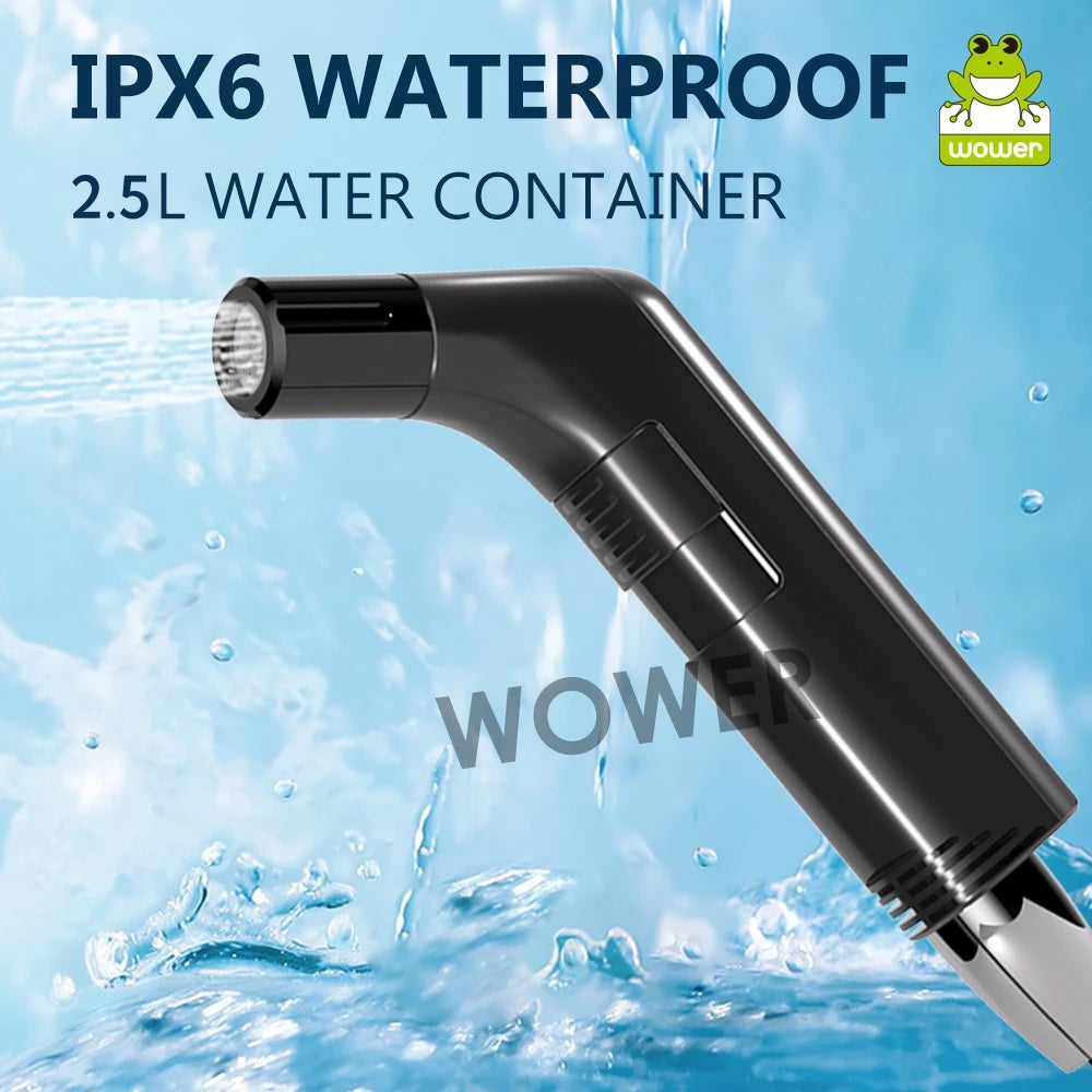 2.5L Portable Electric Bidet | Rechargeable Shataf Hand Sprayer for Personal Hygiene, Travel & Camping
