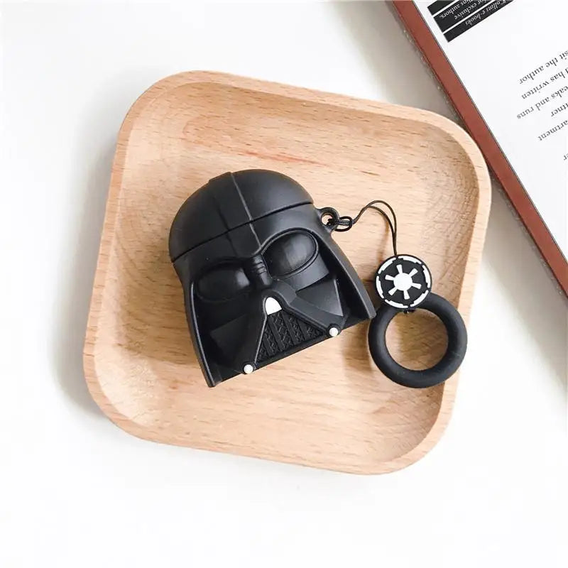 3D Cartoon Silicone Case for AirPods 1/2/3 & Pro/Pro 2 — Protective Wireless Earphone Cover with Hook