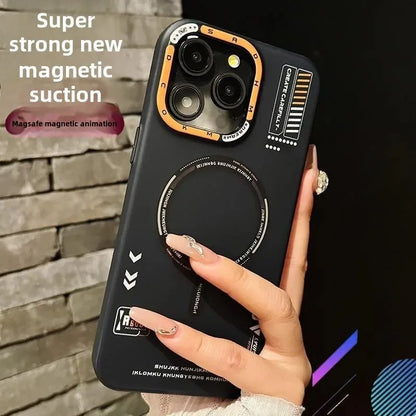 Matte Magnetic iPhone Case - MagSafe Wireless Charging & Frosted Metal Lens Protection