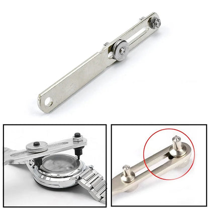 Watch Case Opener & Press Closer Tool - Adjustable Two-Jaw Spanner for Watch Repair and Back Cover Removal