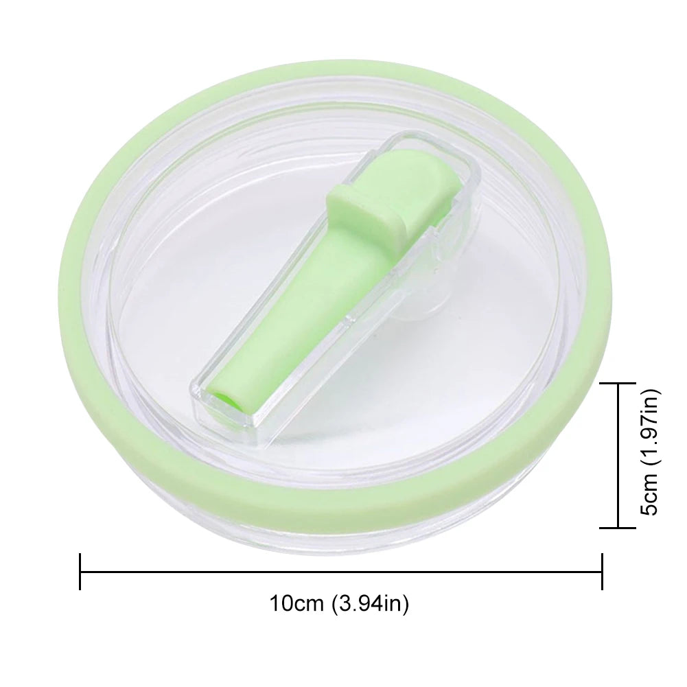 40oz Tumbler Flip Straw Lid – Spill-Proof, Reusable Replacement Cover for Stanley Cups