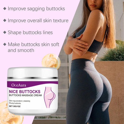 Hip Firming Cream – Skin Tightening & Lifting Body Care, Helps Improve Sagging, Firming Moisturizer for Smooth & Toned Silhouette