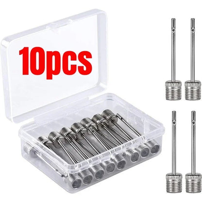 Stainless Steel Ball Pump Needles - Universal Sports Air Valve Adapters for Football Basketball Soccer Inflator Accessories