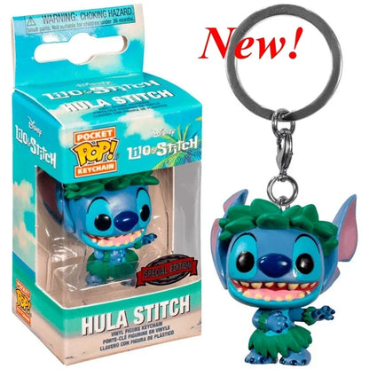 Funko Pocket Pop Keychains 22 Styles – Mickey, Minnie, Donald, Stitch, Angel, Elvis, Lilo & Scrump Vinyl Figure Toys