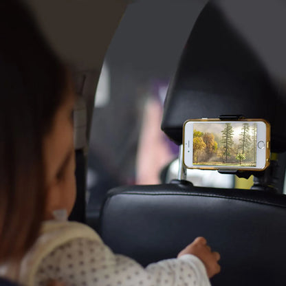 Universal Car Phone Holder – Back Seat Headrest Mount Stand for Kids, Car Mount Bracket