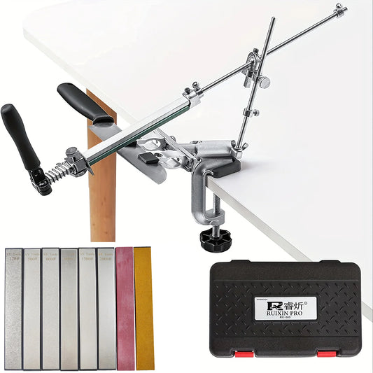 RUIXIN PRO RX-009 Knife Sharpener - Fixed Angle Diamond Whetstone Sharpening & Polishing System