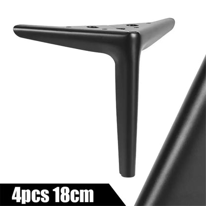 4Pcs Metal Furniture Legs – Heavy-Duty Feet for TV Stand, Sofa, Cabinet & Table, 800KG Load Capacity