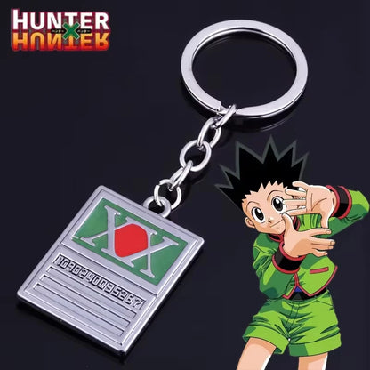 Hunter x Hunter Gon Freecss License Keychain - Anime Pendant Car Keyring Jewelry Accessory for Men and Women