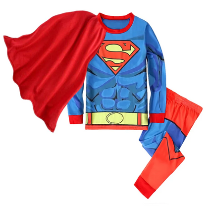 Children’s Spiderman Pajama Set – Boys’ Long Sleeve Superhero Cosplay Sleepwear
