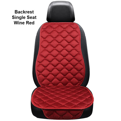 Universal Winter Warm Car Seat Cover Protector Set – 3-Piece Rear Seat Cushion & Back Cushion Auto Seat Protection for Cars, SUVs & Vans