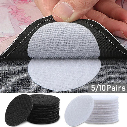 60mm Self-Adhesive Fastener Hook and Loop Tape – Strong Sticky Dots Glue Tape for Bed, Sofa, Mat, and Carpet Stickers