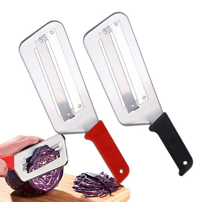 Cabbage Hand Slicer: Manual Vegetable Cutter for Homemade Coleslaw & Sauerkraut - Kitchen Tool for Easy Slicing