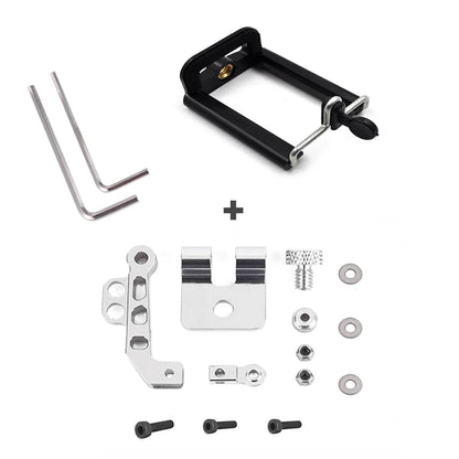 Monitor Phone Holder Clip Mount for FlySky FS-i6 / i6S RC Transmitter — Remote Controller & Drone Support Bracket