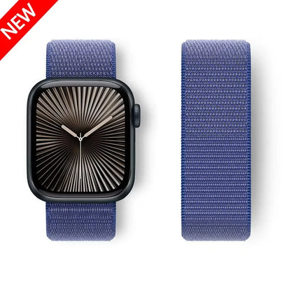 Sport Loop Strap for Apple Watch Band 40mm–49mm – Compatible with Series 3–10, SE & Ultra Adjustable Bracelet