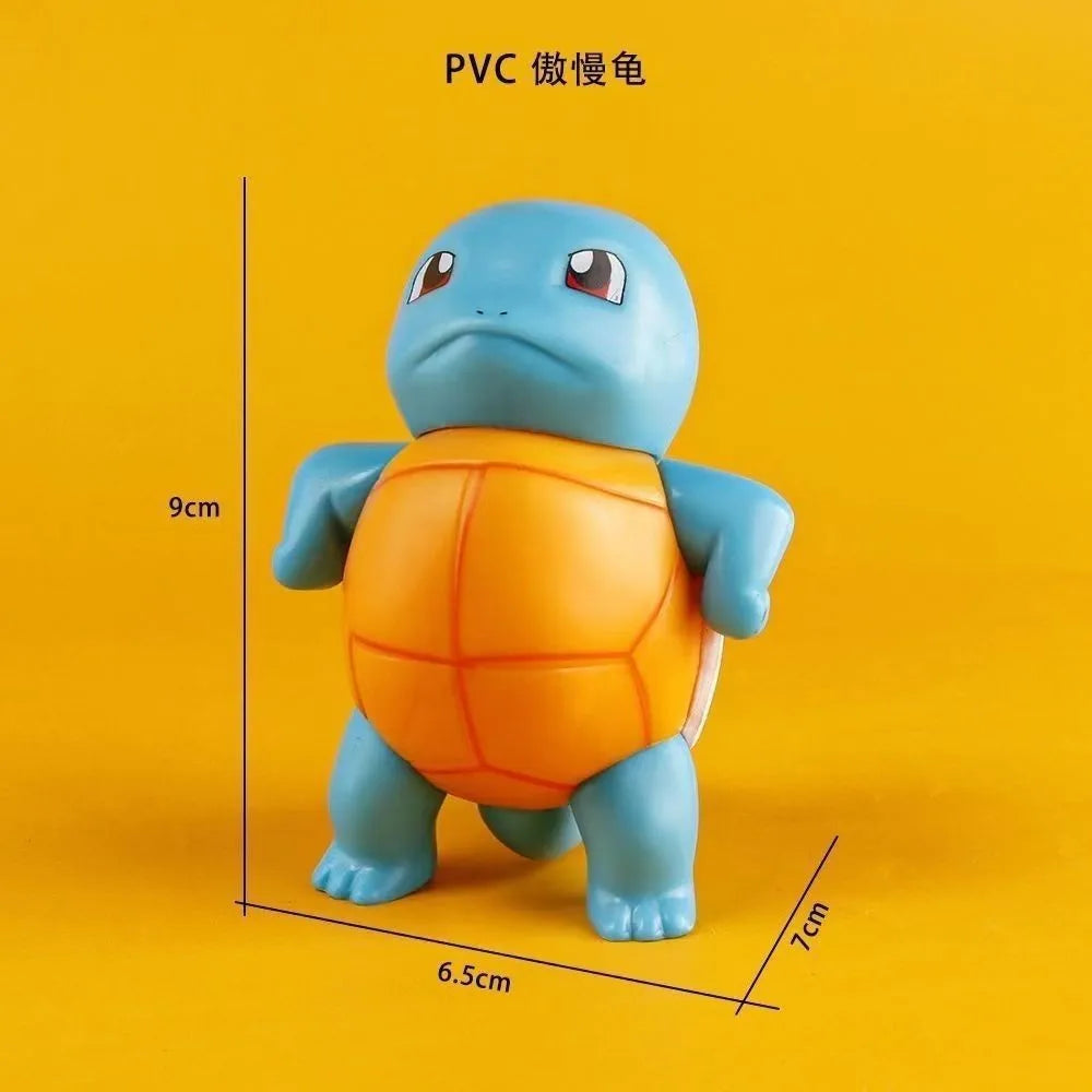 Bulbasaur & Squirtle Anime Action Figures – PVC Collectible Desk Ornament, Model Toy for Children’s Birthday Gift