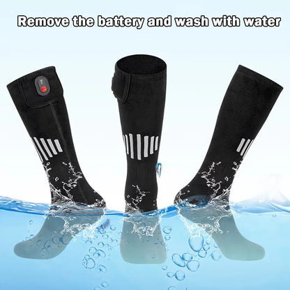 Rechargeable Heated Socks with Battery Box – Thermal Anti-Cold Winter Socks for Men & Women, Outdoor Camping, Ski & Sports Comfort Socks