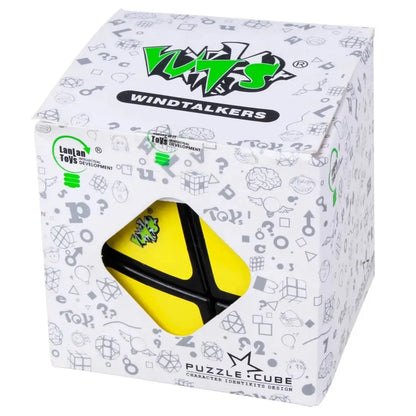 LanLan John Lin Curvy Rhombic Magic Cube - Professional Rotating Puzzle Toy for Birthday & Christmas Gifts