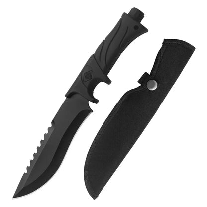 Outdoor Tactical Straight Knife — Portable EDC Survival & Self-Defense Tool