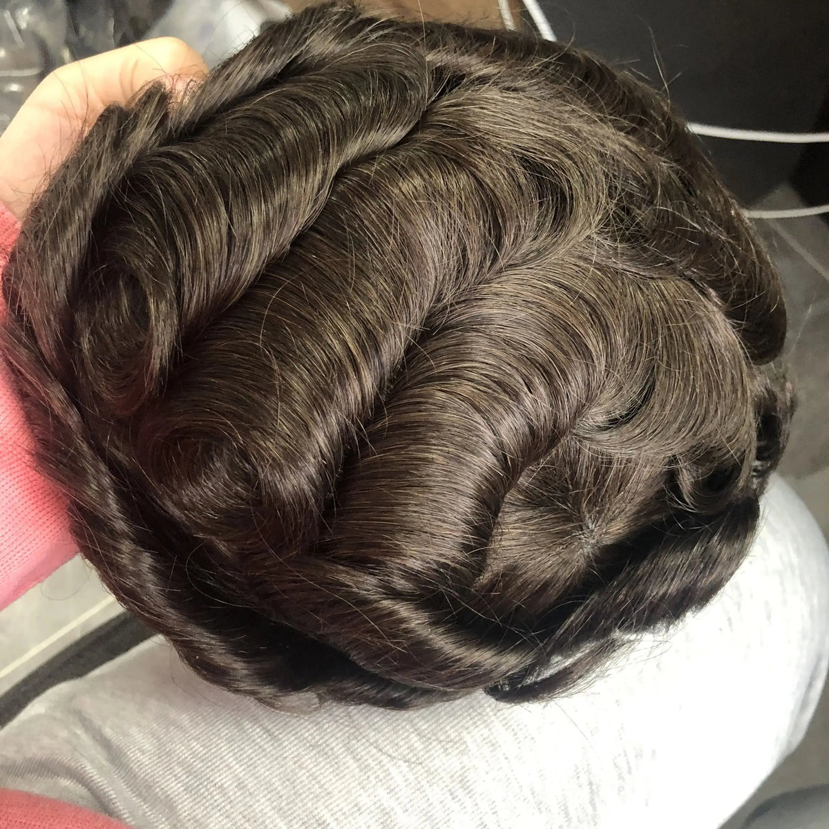 Men's Human Hair Toupee - 0.1mm Thin PU Base Undetectable Durable Hair System